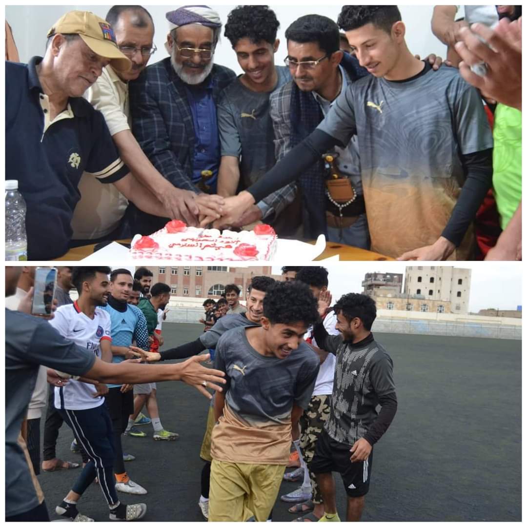  عودة منتخب الناشئين واستقبال نادي شعب صنعاء لهم والاحتفال بهم