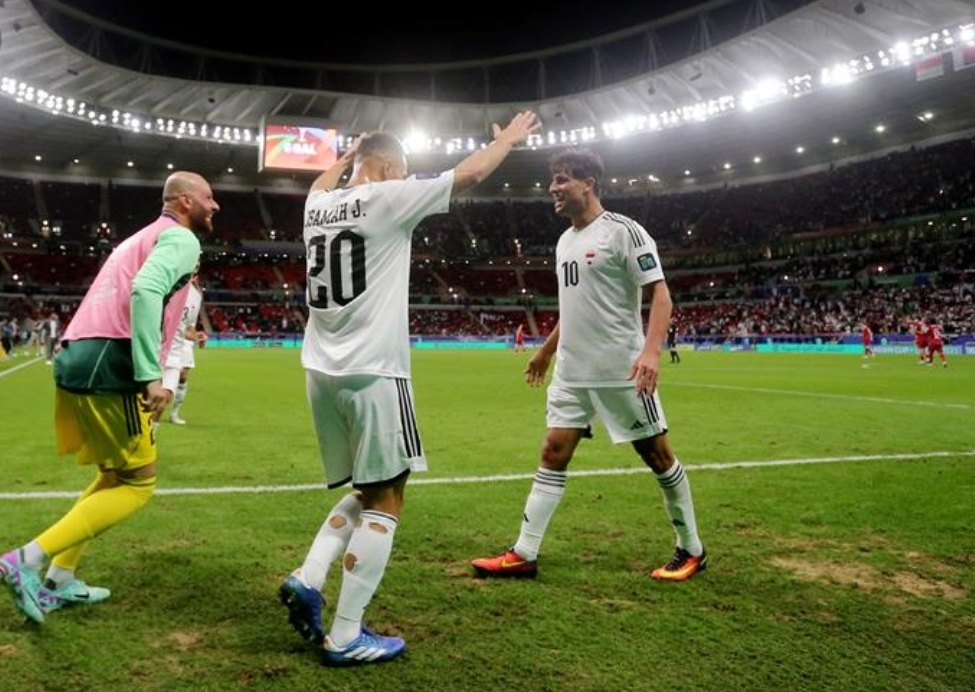  العراق يتغلب على اندونيسيا وأمير العماري أفضل لاعب في المباراة