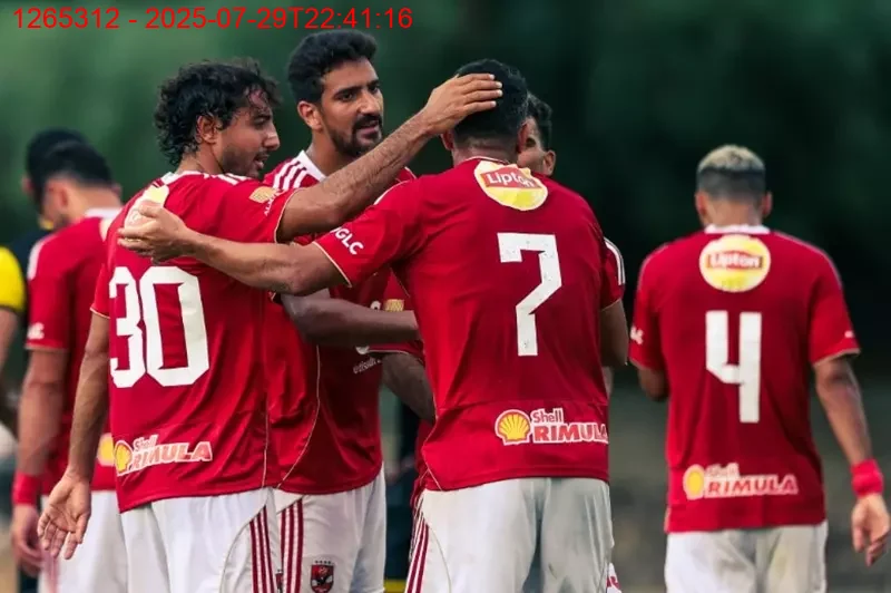 بهدفين نظيفين ..الأهلي يفوز على إنبي وديًا بالدوري المصري